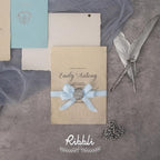 Ribbli 3 Rolls Light Blue Ribbon 5/8 Inch x 18Yards Handmade Cotton Frayed Fringe Ribbons for Gift Wrapping Wedding Invites Bridal Bouquets Baby Shower DIY Crafts Home Decor