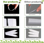 Plant Labels 300Pcs 4 Inch Plastic Plant Name Tags for Seedlings Garden Labels Markers Nursery Plant Tags Seed Labels for Outdoor Garden Plant Label Stakes with Permanet Marking Pen (Mix-Color)