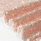 Eternal Beauty Rose Gold Sequin Backdrop, 20x10 Ft Glitter Background Curtains for Shimmer Photography Party Wedding Birthday Back Drop Decor