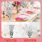 6 Pack Star Table Centerpieces for Party, Birthday Table Decorations for Kids Adults, Party Centerpieces for Tables for Wedding Baby Shower Graduation Holiday Event (Silver)