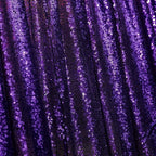 JYFLZQ Purple Sequin Backdrop Curtains 2ft x 8ft 2 Panels Glitter Photo Booth Backdrops Sparkly Photography Background Drapes for Parties Wedding Bridal Showers