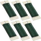 6 Rolls 112 Yards Floral Flexible Paddle Wire Floral Bind Wire for Crafts, Christmas Garland and Flower Arrangements DIY Craft, Christmas Holiday Decoration(Green)