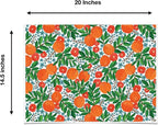 Colors of Rainbow - Orange Grove - 12 Sheets, 20 inch X 29 inch - Italian Print Tissue Paper for Decoupage Gift Basket Gift Bag Party Crafts (Orange Grove)