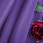 Ascoza 2pack 60x102 Inch Purple Rectangular Tablecloth 6 Feet Table Cloth in Polyester Fabric for Wedding/Banquet/Restaurant/Parties