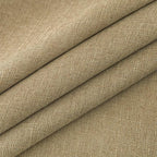 NLMUVW Round Linen Tablecloth 48 Inch, Tan Table Cloth Farmhouse Water Resistant Decorative Table Cover for Dining Kitchen Cafe Party