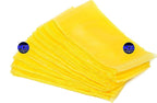 MDS Pack of 250 PCS Organza Chair Sashes Wider Dining Chair Bows Ribbon Tie Back for Wedding Party Birthday Bridal Shower Reception Event Banquet Home Chair Cover Decoration - Yellow