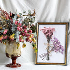 12/24 Pack Dried Flowers for Vase Various Mini Bouquet Dried Small Wildflowers Natural Real Flowers Bulk for Crafts DIY Wedding Decor (24, Multicolor)