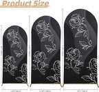 Wedding Arch Cover 7.2FT Spandex Arch Backdrop Cover Stretchy Backdrop for Wedding Birthday Party Decoration Baby Shower