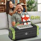 Portable Bluetooth Speaker 120W Peak 80W Wireless Speakers, TWS Pairing, Deep Bass, Hi-Fi Loud Speaker, IPX6 Waterproof, DSP Sound Boombox for Outdoor, Camping, Party, Beach