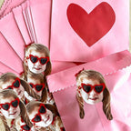 Big Dot of Happiness Custom Photo Party Favors - Fun Face Cut-Out Stickers - Set of 24