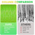 2 Pack Green Iridescent Tinsel Foil Fringe Curtains, Neon Party Decorations, Metallic Tinsel Party Streamers Backdrop for Birthday Baby Shower Halloween Wedding Party Decorations