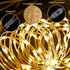 Tulle Backdrop Curtains with Lights String 10FT X 8FT Champagne Sheer Curtain with Lights Tulle Curtains Backdrop for Wedding Birthday Party Photo Shoot (2 Panels 5x8FT)