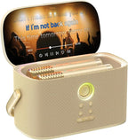 Ikarao Karaoke Machine for Adults, with Lyrics Display Screen, 2 Self-Charging Wireless Microphones, Autotune & EQ, 140W Speaker, Connect TV, Portable Karaoke System for Home, Family, Party, Travel