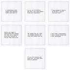 Five Star White Cotton Cocktail Napkins, Beverage & Bar Napkins - 4.5" x 4.5" (50 Pack)