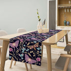 Moth Table Runner, Boho Aesthetic Moth Magic Table Runner for Home Kitchen Dining Party Indoor Outdoor Decoration 13x108 Inch