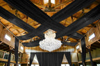 6 Panels Black Ceiling Drapes for Wedding 5ftx20ft Ceiling Drapes Wedding Arch Draping Fabric Cheesecloth Sheer Curtain Romantic Ceiling Decorations for Weddings Party Banquet Ceremony Stage