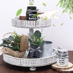 Mini Mason Jar Centerpiece Table Decorations for Farmhouse Coffee Table Dining Table Decor Tiered Tray Jar with Lids for Kitchen Living Room Set of 3