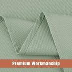 Fitable Textured Table Cloth for Rectangle, 2 Pack - 52 x 70 inch, Sage Green - Waterproof Heavy Duty Fabric Tablecloth for Dinner Party Banquet Event