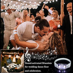 100 Pcs LED Bracelets Sound Activated with Flashing LED Strobe Music Control Light Up Bracelets for Rave, Game Prizes, Birthday Party Favor,Valentine's Day gift