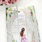 20PCS Laser Cut Wedding Invitations,Wedding Invitation Card Pocket,Quince Invites,Sweet 16 Invitations,Quinceanera Invitations,Laser Cut Invitations For All Occasions