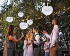 ZWIN 60PCS White Wedding Fans Round Folding Paper Fans Plastic Handle Pocket Fans for Wedding Celebration Birthday Party Favor