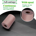 Dusty Rose Tulle Fabric Rolls 6 Inch by 100 Yards (300 feet) Fabric Spool Tulle Ribbon for DIY Tutu Bow Baby Shower Birthday Party Wedding Decorations Christmas Craft Supplies