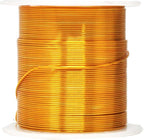 Mandala Crafts 22 Gauge Anodized Aluminum Craft Wire for Jewelry Making - 450 FT Colored Flexible Silver Copper Gold True Blue Purple Pink Wire - Bendable for Bonsai Armature Crafting Sculpting