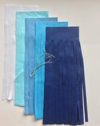 Fonder Mols 25pcs Navy Blue White Tissue Paper Tassel Garland Tassel Banner for Nautical Baby Boy Shower,Boy Gender Reveal, First Nautical,Shark Birthday Party, Photobooth Backdrop Decorations A05