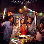50 Pcs White Fiber Optic Wands Bulk Wedding Sparklers Party Favors LED Light Glow Sticks with 3 Modes Long Flashing Glow for Birthday Wedding Bridal Shower Glow in the Dark Party Favors
