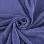 Wedding Arch Draping Fabric Navy Blue Sheer Wedding Backdrop Curtains for Party Ceremony Arch Stage Decorations 2Panels