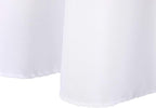 Ascoza 2pack 90x90 Inch White Square in Polyester Fabric Tablecloth for Wedding,Banquet,Restaurant and Parties