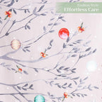 Maison d' Hermine Table Runner 100% Cotton Double Layer Table Runners 72 inches Long for Thanksgiving Christmas Decorations Home Kitchen Dining Party Wedding (Fairy Christmas, 14.5" x 72")