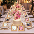 RomanticBaking 3 ¼" x 3 ¼" x 1 ½" 100PCS Cookies Boxes Soap Box Chocolate Truffle Boxes for 4, Mini Bakery Boxes with Window for Brownie,Macaron,Donut