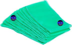 MDS Pack of 100 PCS Organza Chair Sashes Wider Dining Chair Bows Ribbon Tie Back for Wedding Party Birthday Bridal Shower Reception Event Banquet Home Chair Cover Decoration - Mint