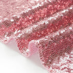 Eternal Beauty Sequin Backdrop Curtains, 2x8 Ft-2 Panels Fuchsia Pink Back Drop for Shimmer Photography Party Wedding Birthday Decor