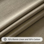 MIULEE Linen Cotton Blend Tablecloth Rectangle, Luxury Waterproof Stain Resistant Durable Farmhouse Oblong Table Cloth for Dining Party Weddings Birthday Events Boho Decor, 52 x 70 inch, Olive Green