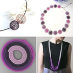 492FT Jewelry Wire 32 Gauge Tarnish-Resistant Copper Beading Wires Roll Bulk for DIY Crafts Jewelry Making, Purple Wire
