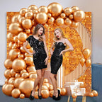 12PCS Orange Shimmer Wall Backdrop, Square Sequin Photo Backdrops Panel, Glitter Wall Background for Birthdays, Weddings, Halloween, Thanksgiving, Disco Bachelorette Party Decoration (3FTx4FT)