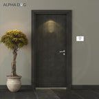ALPHA DOG ADA SIGNS Custom ADA Compliant Braille Sign, 6"x9" Room Identification Plaque, Tactile Text, Raised Letters, Personalized 4-Line, Indoor/Outdoor, USA-Made (White)