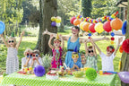 Ocean Line Luau Party Sunglasses - 9 Pairs Funny Hawaiian Glasses, Tropical Fancy Dress Props, Fun Summer Kids Party Favors, Beach Themed Party Supplies Decoration