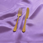 50 Pieces Lavender Satin Napkins, 17" x 17" Square Table Napkins, Silky Soft Smooth Washable Napkins for Restaurant, Weddings, Dinner, Party Decoration