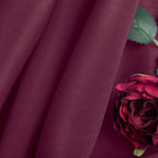 Ascoza 2pack 108 Inch Burgundy Round Tablecloth in Washable Polyester Fabric for Wedding/Banquet/Restaurant/Parties