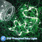 Lakumu 6 Pack Fairy Lights Battery Operated String Lights -7FT 20LED Fairy Lights Silver Wire Firefly Starry Lights for DIY Christmas Decorations Mason Jar Wedding Centerpiece Table Decor, Cool White