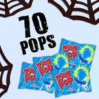 Ring Pop Individually Wrapped Candy 70 Count Bulk Lollipop Pack – Halloween Candy Bulk Individually Wrapped, Blue Raspberry Flavored Lollipop Suckers, Gender Reveal, Baby Showers & Party Favors