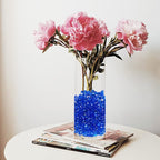 Super Z Outlet Acrylic Color Faux Round Diamond Crystals Treasure Gems for Table Scatters, Vase Fillers, Event, Wedding, Arts & Crafts (1 Pound, 240 Pieces) (Royal Blue)
