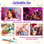 50 PCS Blowouts Noisemakers Funny Party Blower Blowouts Colorful Birthday Blow Horns Whistles New Years Party Noisemakers Party Blowouts Whistles Favors Noise Makers
