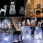 pozzolanas 50 Pack White Battery Operated String Lights - 7ft Waterproof Fairy Lights with 20 LEDs for Home, Mason Jar, Party, Wedding, Halloween, Christmas Decorations