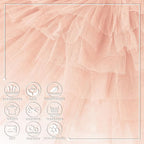 Blush Tulle Fabric Roll 6 Inch X 300 FT (100 Yards) Matte Tulle Ribbon Netting Mesh Spool for DIY Tutu Skirt Wedding Bow Gift Wrapping Baby Shower Christmas Party Halloween Decorations