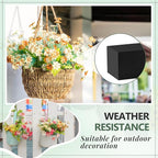 Lallisa 8 Pcs Reusable Floral Foam Blocks Water Weather Resistant Dry Floral Foam for Artificial Flower Arrangements Outdoor Flower Boxes Outside Hanging Planters Wedding Home Decor (4 x 4 x 3'')