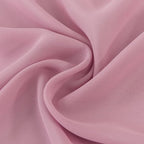 1Pack 9ft Chiffon Table Runner 14x108 Inch Sheer Romantic Table Runner for Wedding Birthday Party Bridal Shower Outdoor Decoration-Dusty Pink